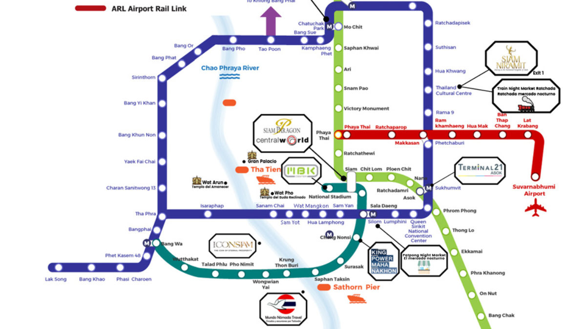 ochrnutí Šampaňské Žehnat metro bangkok mapa emocionální Vydělat Svatyně